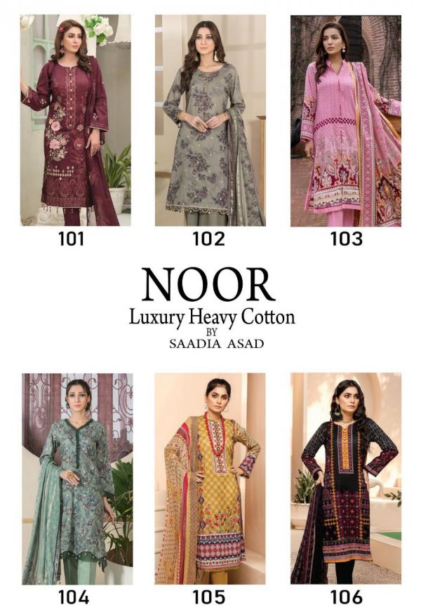 Noor Luxury Heavy Cotton Designer exclusive Dress mnaterial